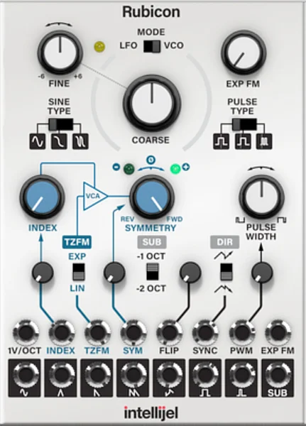 Softube Modular Add-On: Intellijel Rubicon interface