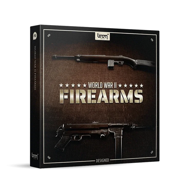 BOOM Library: World War II Firearms - Designed interface