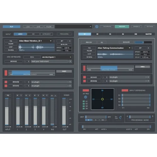 Rast Sound Transformer interface