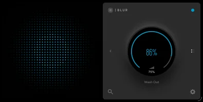 Thenatan Audio Blur interface