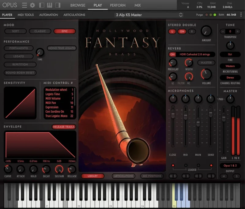 EastWest Sounds Hollywood Fantasy Brass + FREE Spaces II interface
