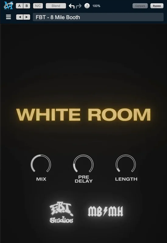 Make Believe White Room interface