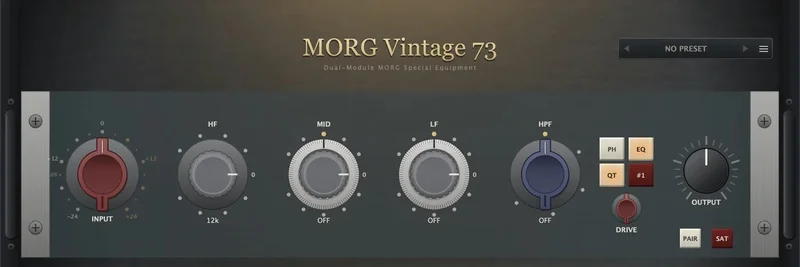 Evertone Project MORG Vintage 73 interface