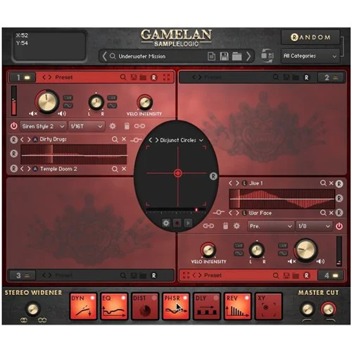 Sample Logic Gamelan interface