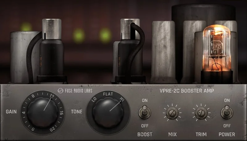 Fuse Audio Labs VPRE-2C Vintage Tube Booster interface