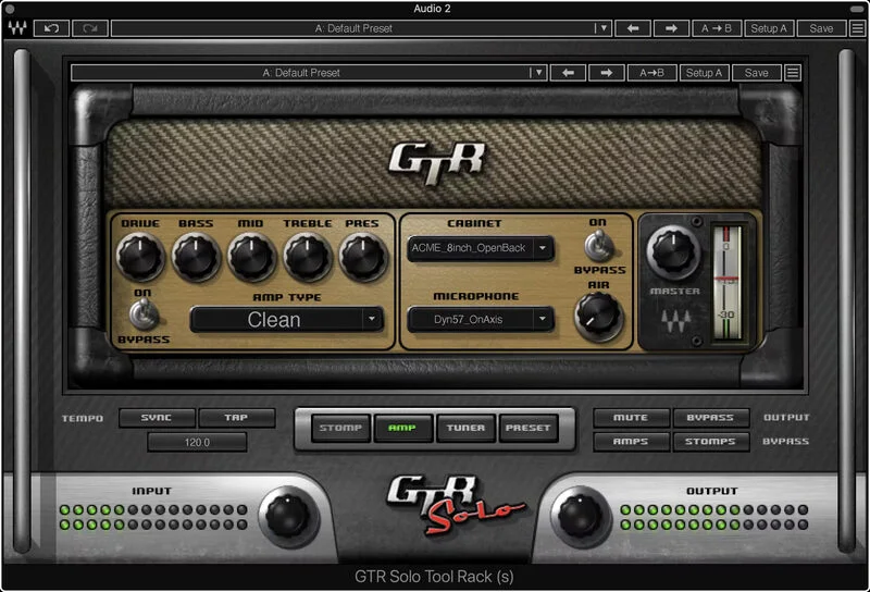 Waves GTR Solo interface