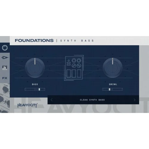 Heavyocity FOUNDATIONS Synth Bass interface