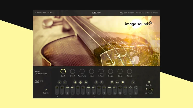 Violin 2 - Folk And Pop interface
