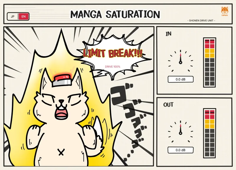 CalPochi Manga Saturation interface