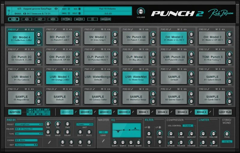 Rob Papen Punch 2 Upgrade interface