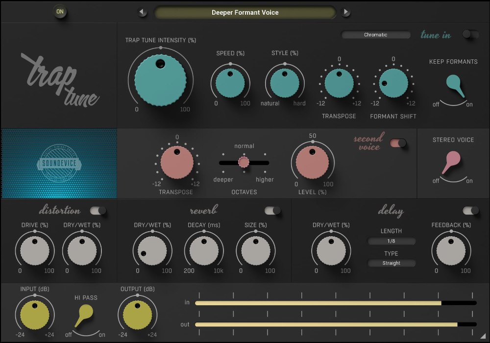United Plugins TrapTune interface
