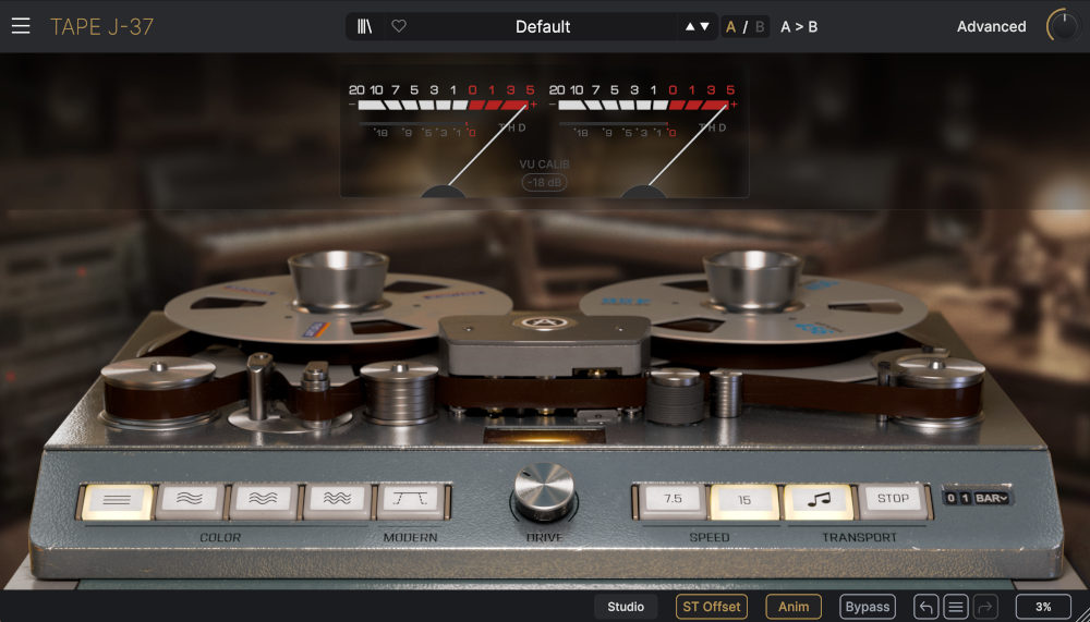 Arturia Tape J-37 interface