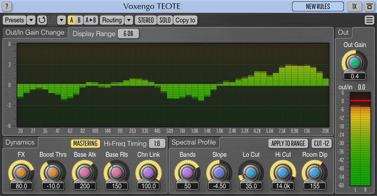 Voxengo TEOTE interface