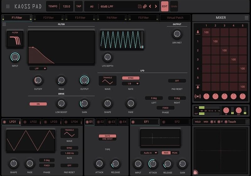 KORG Kaoss Pad interface