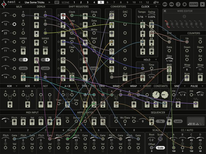 Sugar Bytes Nest interface