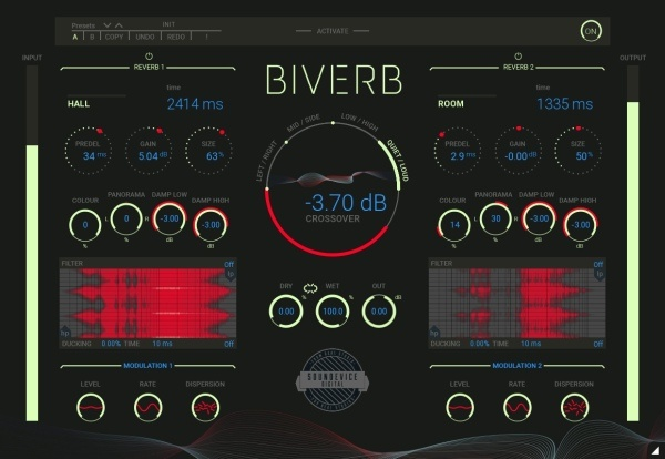 United Plugins Biverb interface