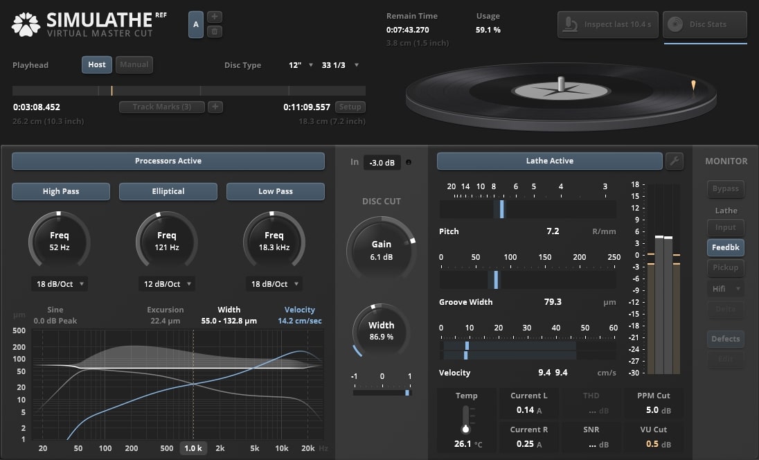 Tokyo Dawn Labs TDR SimuLathe REF interface