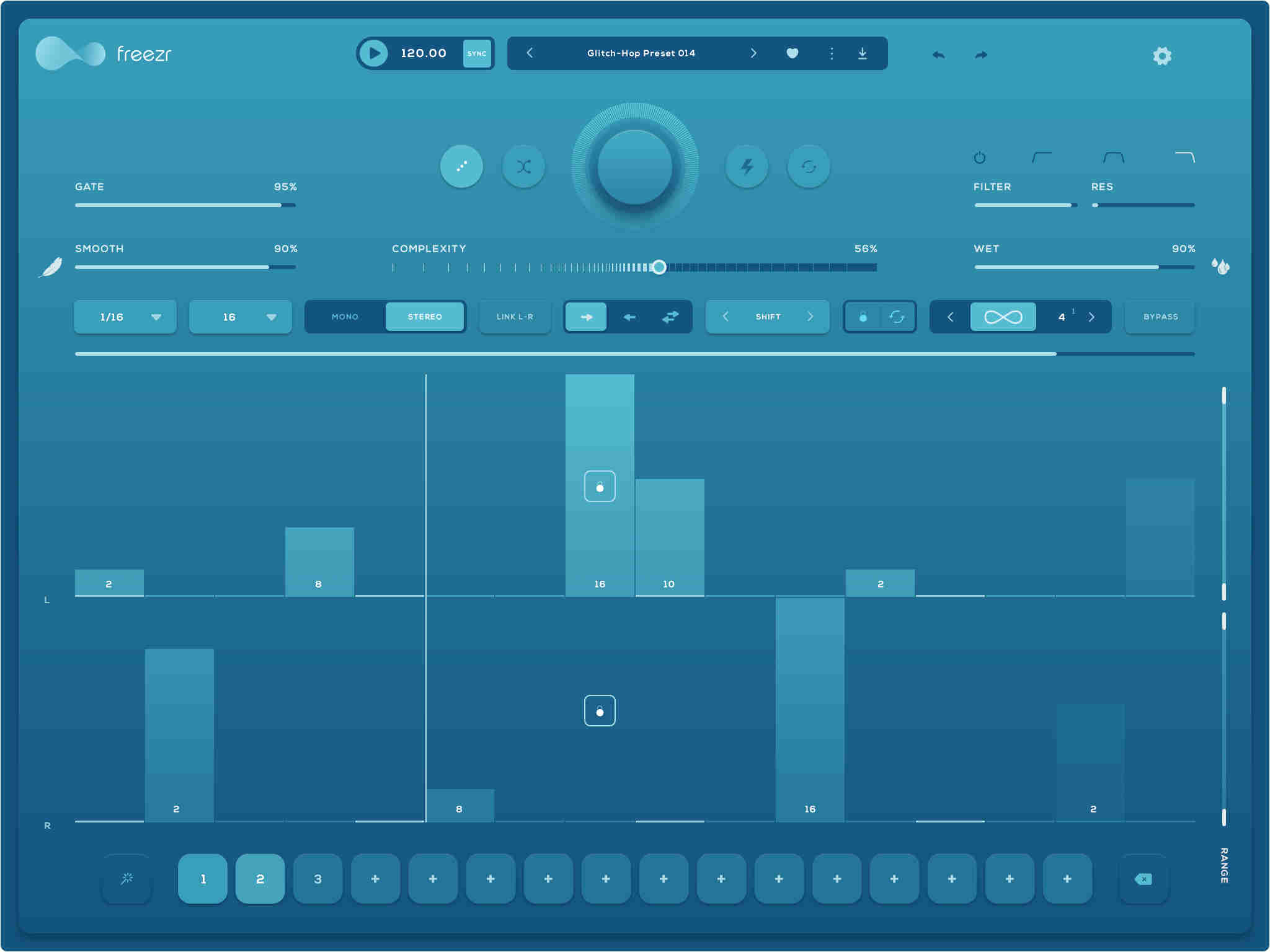 Audiomodern Freezr interface