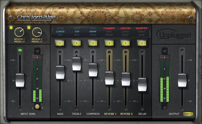 Waves CLA Unplugged interface