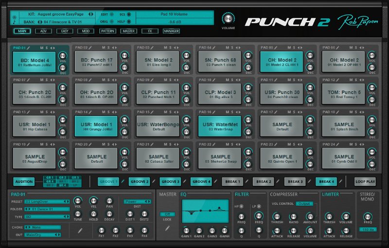 Rob Papen Punch 2 interface