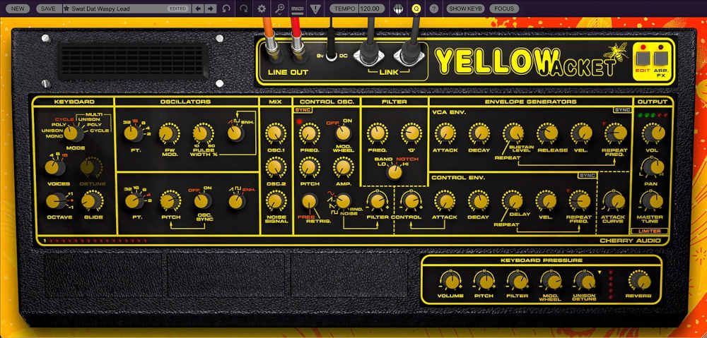 Cherry Audio Yellowjacket interface