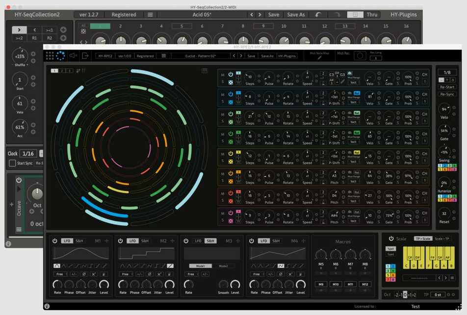 HY-Plugins HY-SeqCollection2 & HY-RPE2 Bundle interface