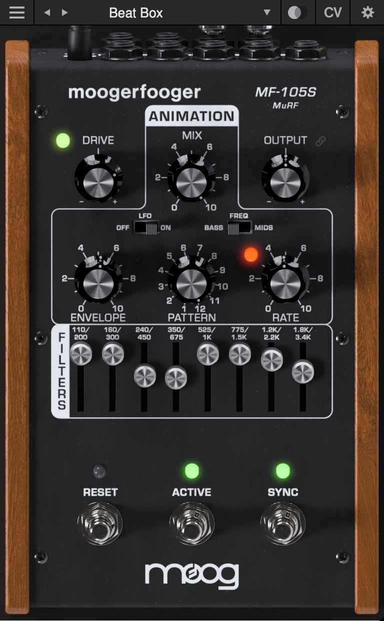 Moog Moogerfooger MF-105S MuRF interface