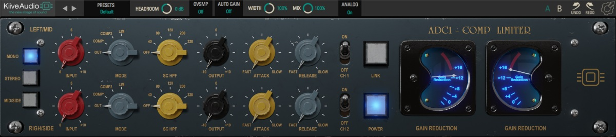Kiive Audio ADC1 Compressor interface