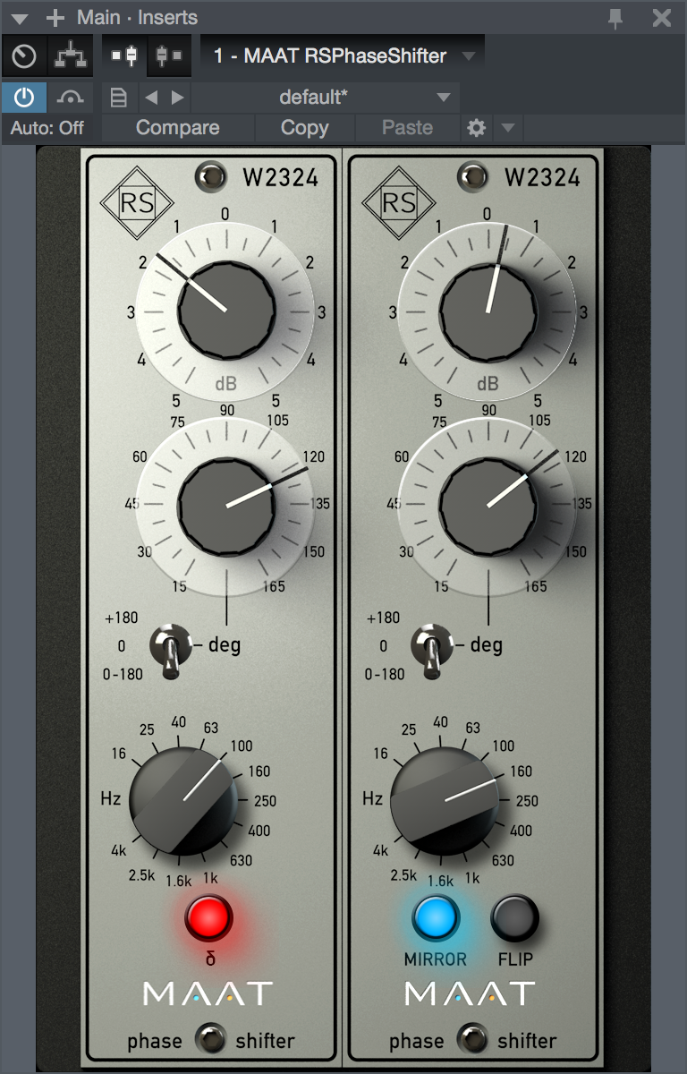 MAAT Labs RSPhaseShifter interface