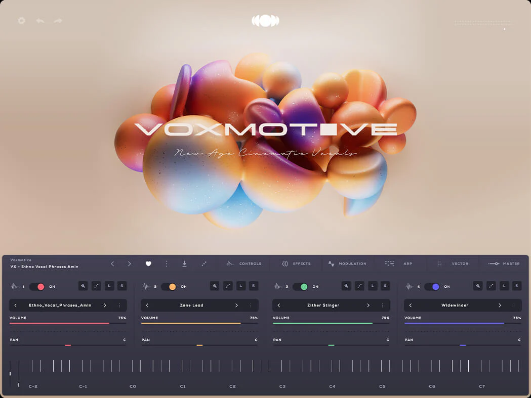 Audiomodern Voxmotive interface