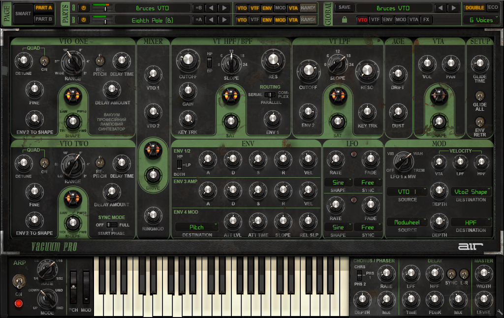AIR Music Technology Vacuum Pro interface