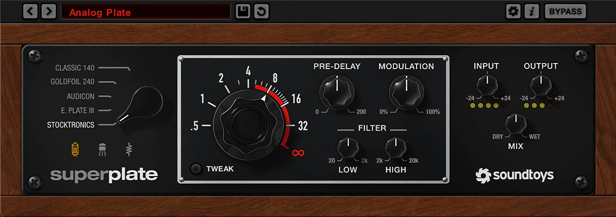 Soundtoys SuperPlate interface