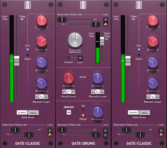Slate Digital Gates Bundle interface