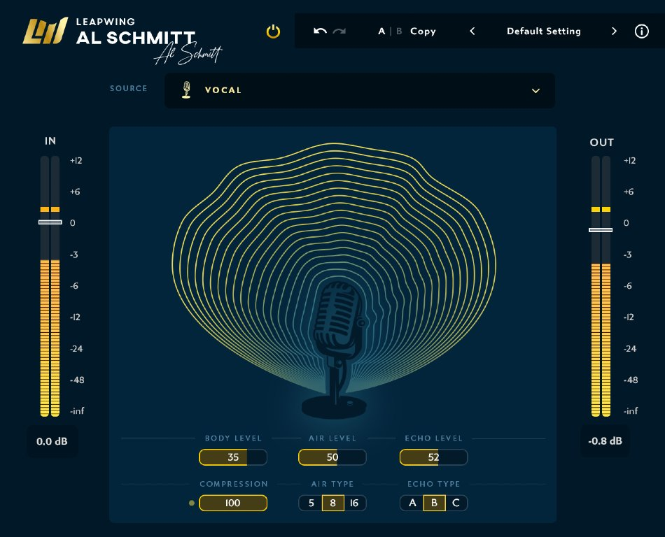 Leapwing Audio Al Schmitt interface