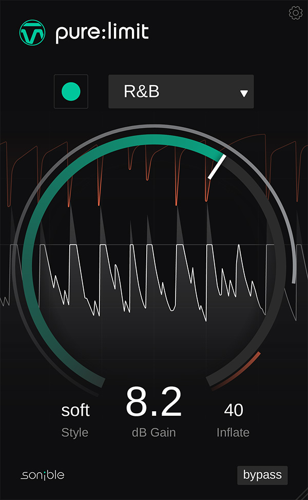 Sonible pure:limit interface
