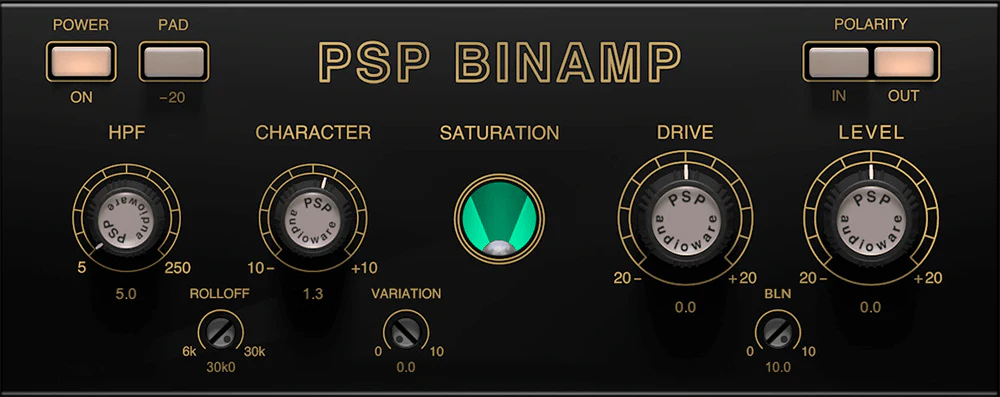 PSP Audioware BinAmp interface
