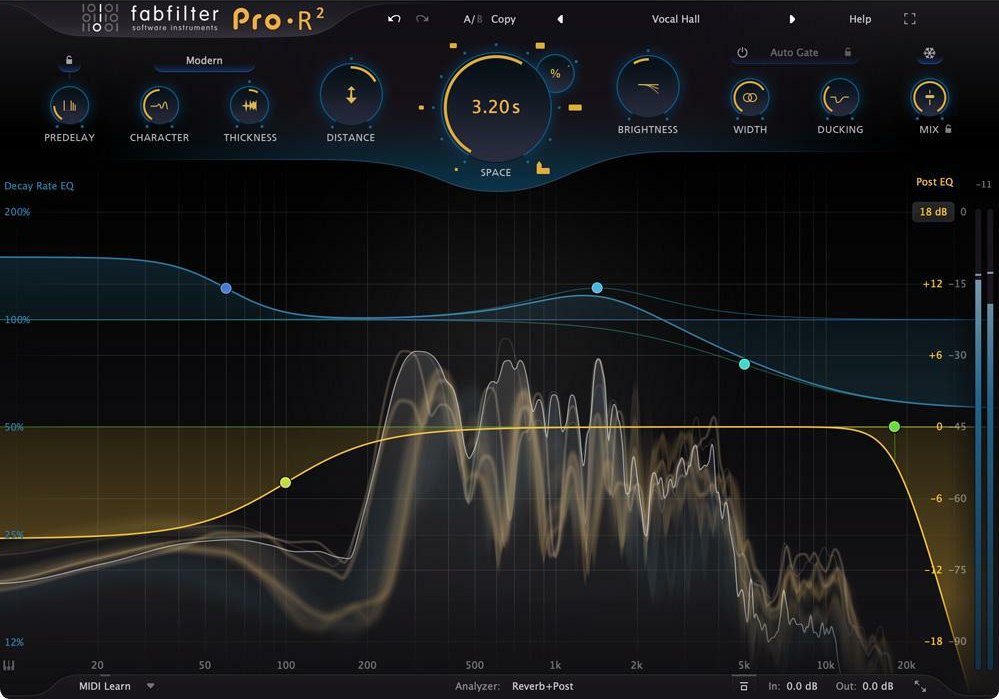 FabFilter Pro-R 2 interface