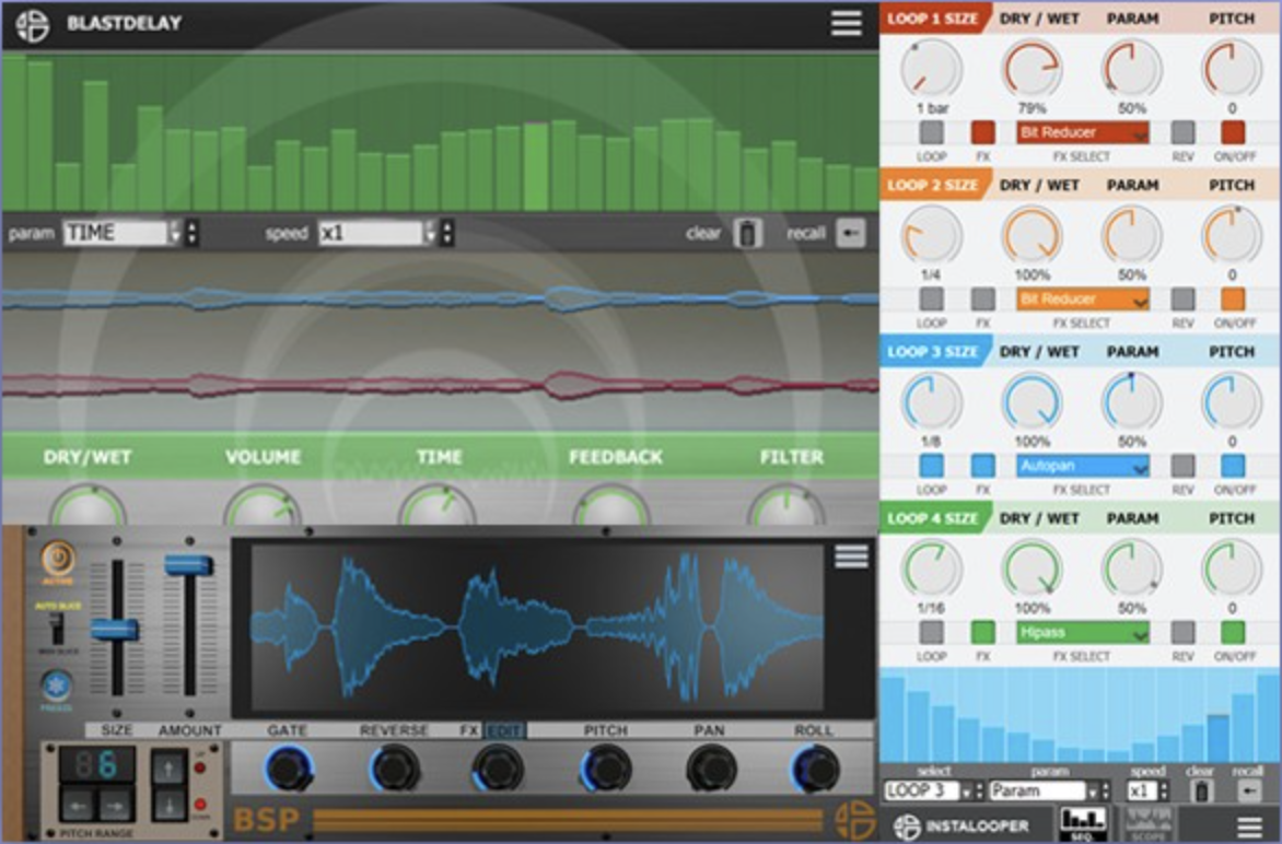 Audio Blast Audio Blast VST FX Bundle interface