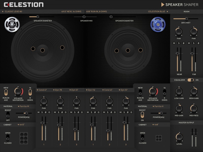 Softube Celestion Speaker Shaper interface