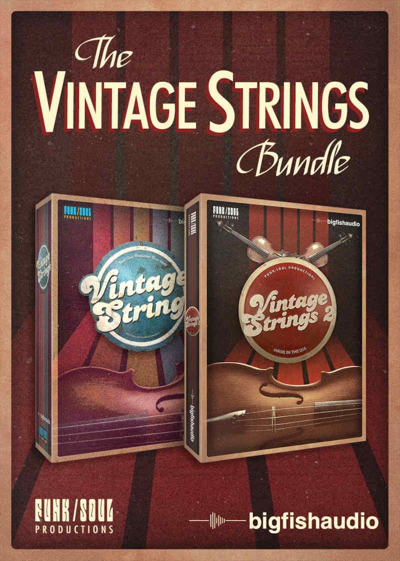 Big Fish Audio Vintage Strings Bundle interface