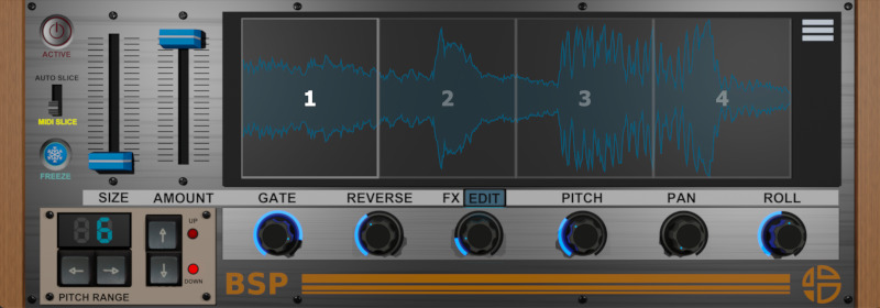 Audio Blast BreadSlicer Pro interface