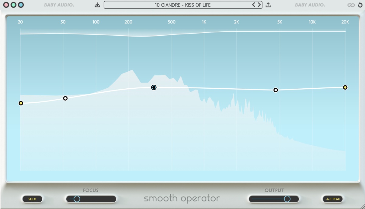 Baby Audio Smooth Operator interface