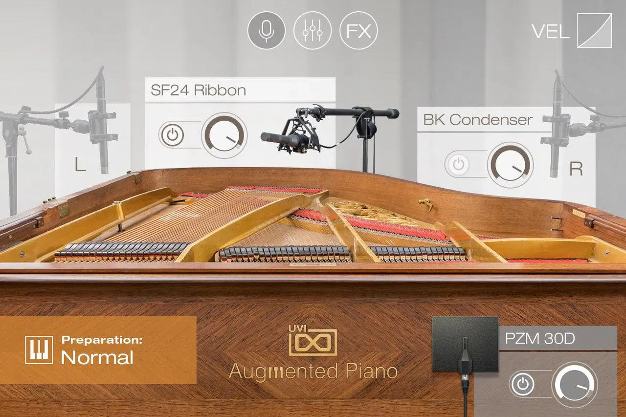 UVI Augmented Piano interface