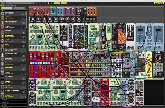 Cherry Audio Voltage Modular Year One Collection interface