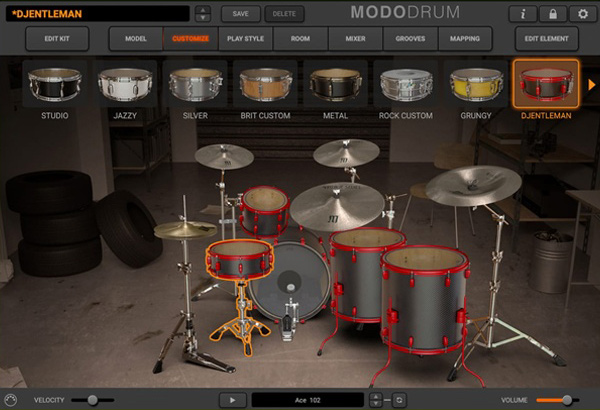 IK Multimedia MODO DRUM Kit - Djentleman interface