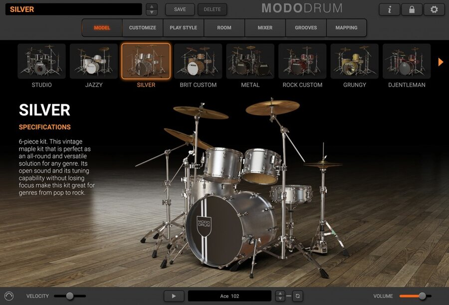 IK Multimedia MODO DRUM 1.5 interface