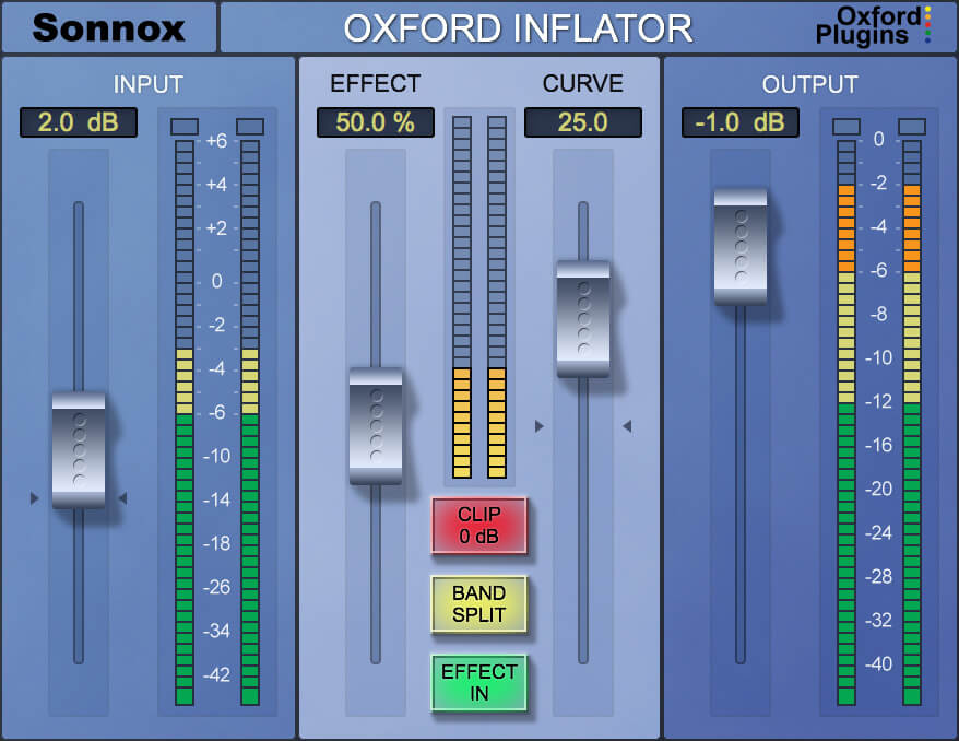 Sonnox Oxford Inflator Native interface