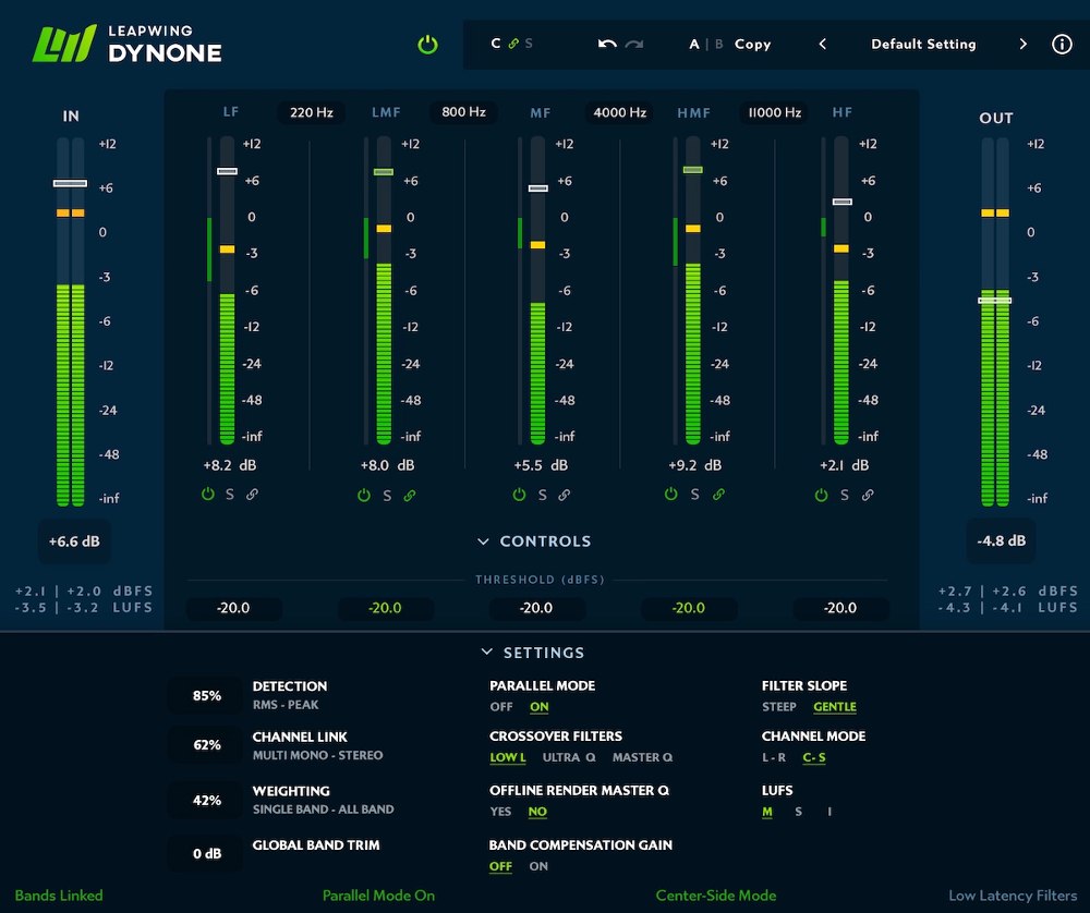 Leapwing Audio DynOne interface