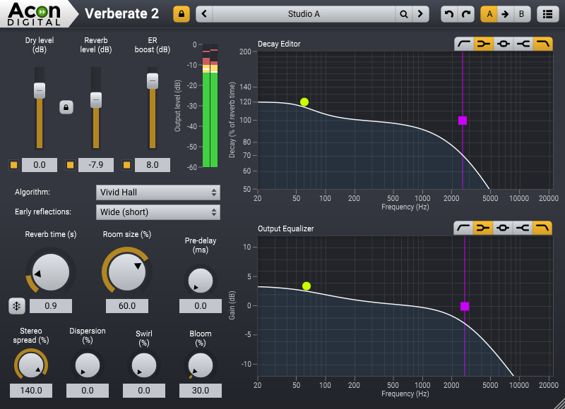 Acon Digital Verberate 2 interface