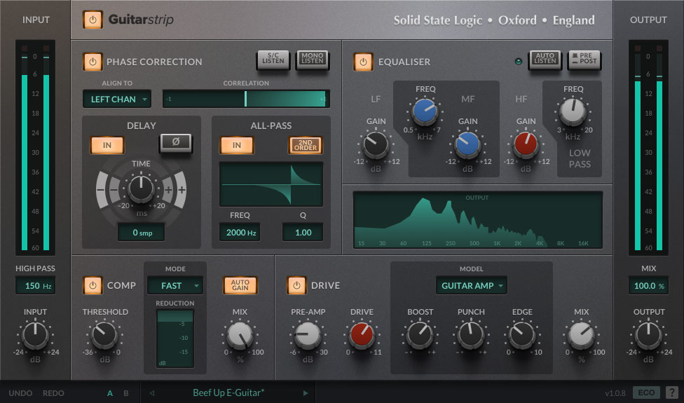 Solid State Logic SSL Guitarstrip interface